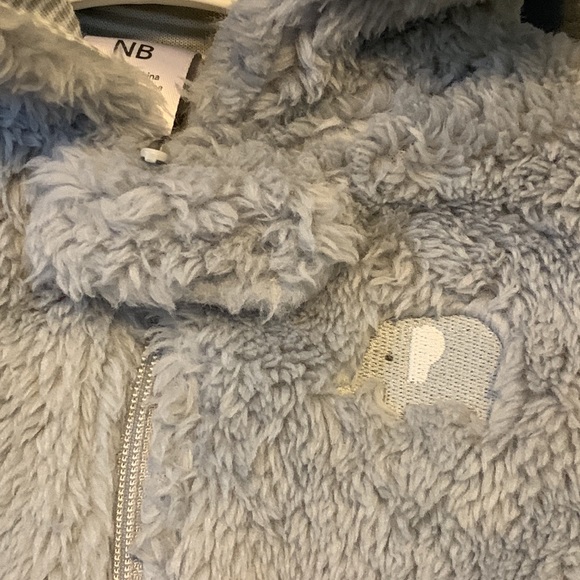 Just One You by Carter’s Gray Sherpa Footed Baby Elephant Snowsuit - Picture 4 of 12